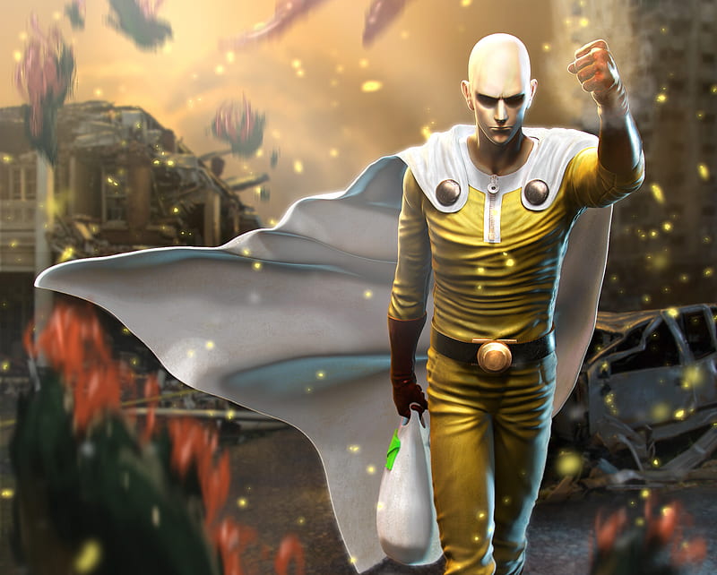 Saitama 4K 5K HD One Punch Man Wallpapers, HD Wallpapers