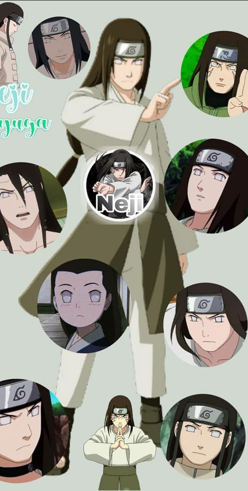 Neji Hyuga, naruto, anime, HD phone wallpaper