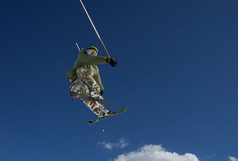 BIG AIR, jumps, skiing, big, air, HD wallpaper