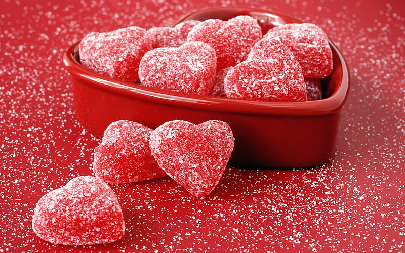 Sweet Hearts, red, candy, graphy, sugar, corazones, abstract, sweet, HD  wallpaper | Peakpx