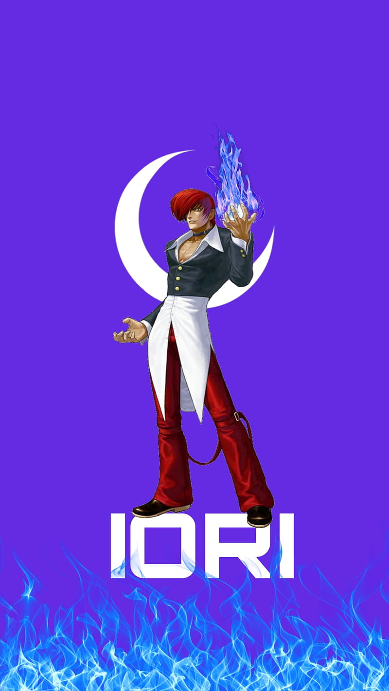 The King of Fighters XV Iori Yagami 4K Wallpaper iPhone HD Phone