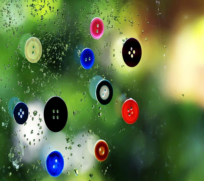 button on Glass, background, bonito, colourful, object, HD wallpaper