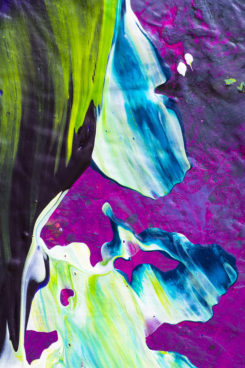 paint, spots, colorful, acrylic, texture, abstraction, HD phone wallpaper