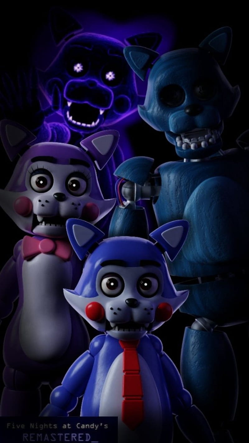 Five nights at Candys, Blank, Candy, Old Candy, Rat, Cindy