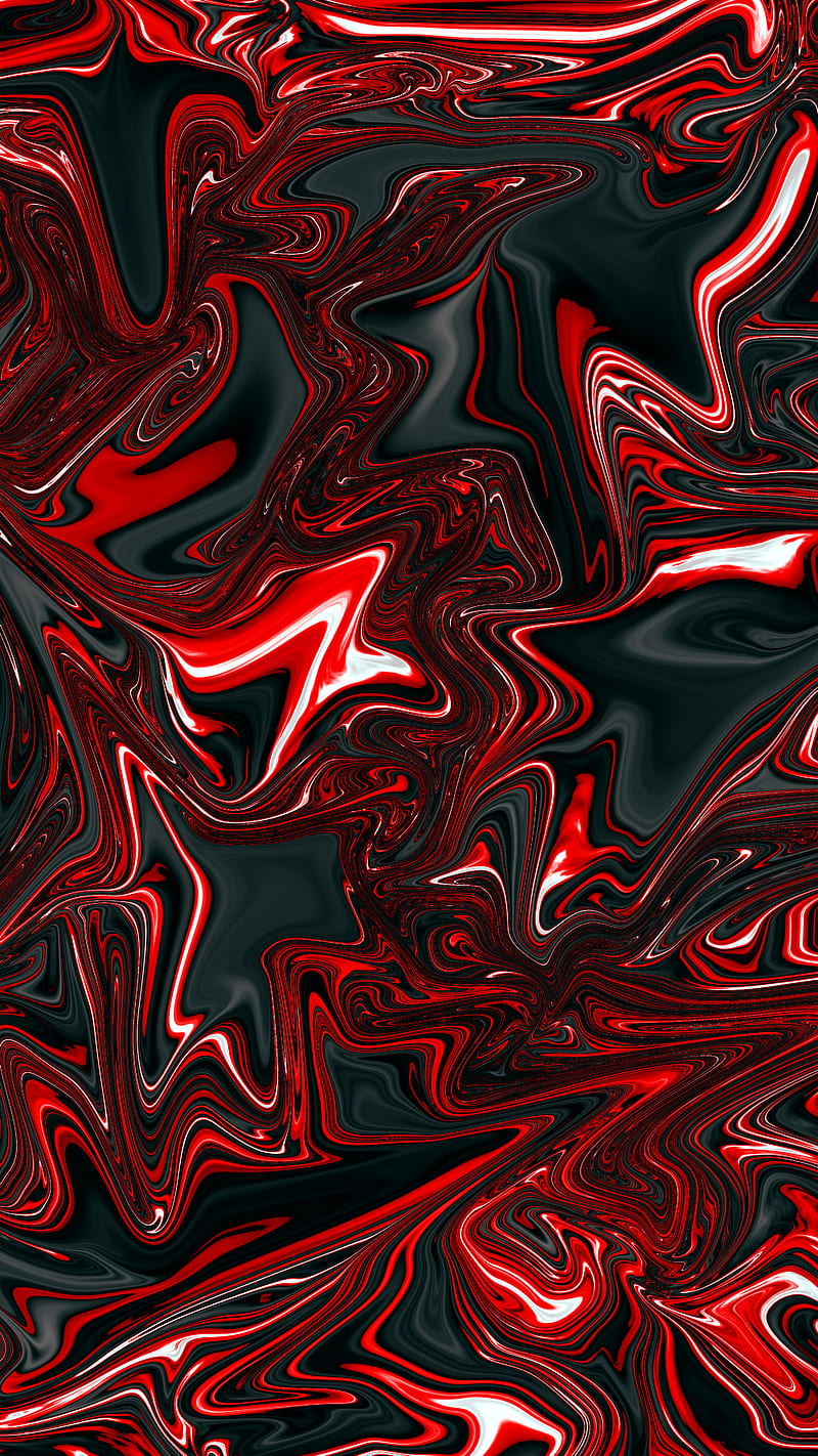 Red Black liquid, abstract, black, colorful, colors, flow, fluid, liquid,  mix, HD phone wallpaper | Peakpx