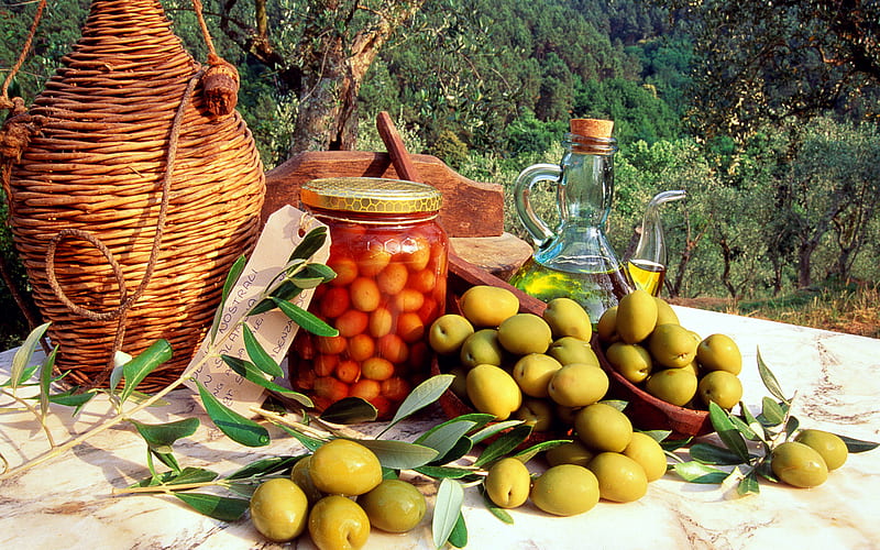Harvest time in Italia, italia, harvest, food, time, lemons, italy, HD wallpaper