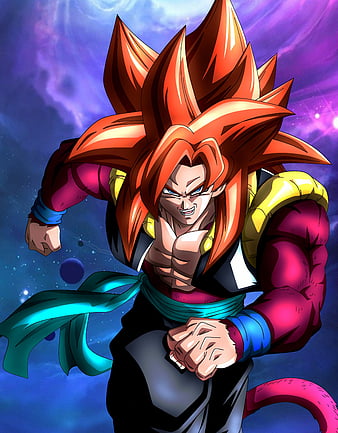 Dragon Ball GT Poster Vegeta Goku Fusion Gogeta SSJ4 12in x 18in