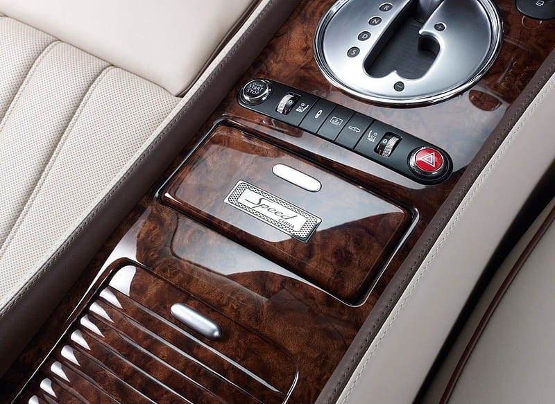 Bentley Continental Flying Spur Speed - Interior, Close-up, car, HD wallpaper