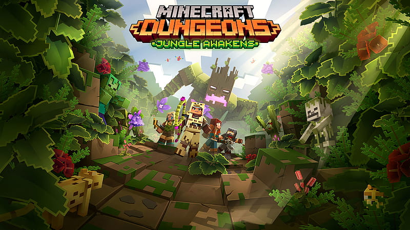 Minecraft Dungeons Jungle Awakens, HD wallpaper