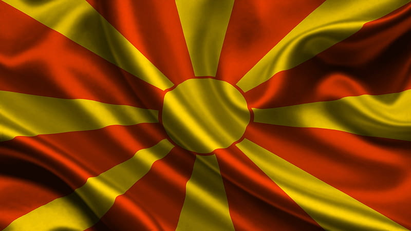 Macedonia, satin, country, flag, HD wallpaper