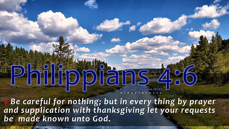 Philippians 46 WEB Mobile Phone Wallpaper  In nothing be anxious but in  everything by