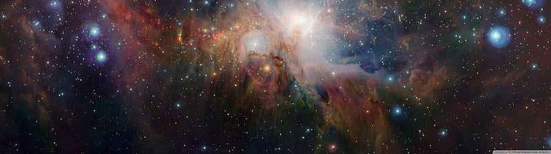 Orion Nebula Ultra Background for : Multi Display, Dual Monitor, World Map Dual Monitor, HD wallpaper