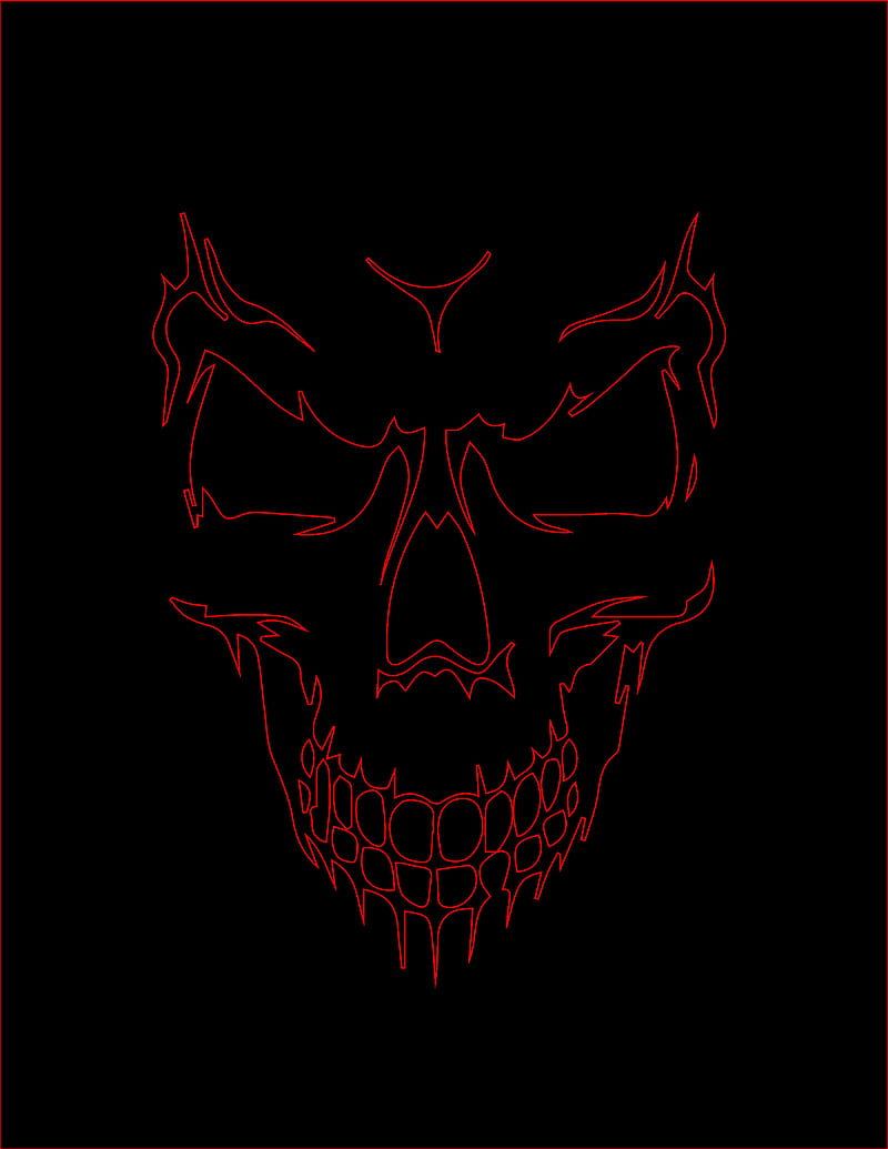 Scary Skull, grim reaper, reaper, scary, skull, HD phone wallpaper