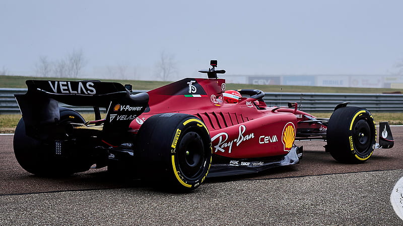 2022 Ferrari F1-75, Formula 1, Open Top, Race Car, Turbo, V6, HD wallpaper