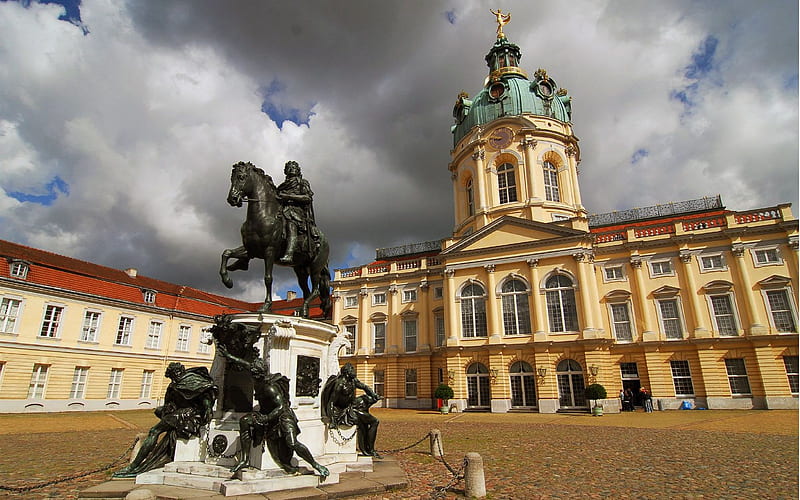 Charlottenburg Palace,Berlin, berlin, architecture, germany, palace, HD wallpaper