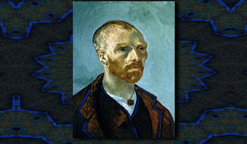 Vincent Van Gogh, art, Van Gogh, self portrait, artwork, painting, wide screen, portrait, oldmaster, HD wallpaper