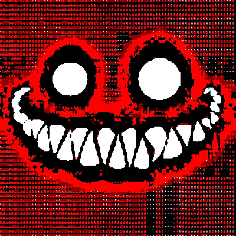 Face, happy, horror, scary, HD wallpaper