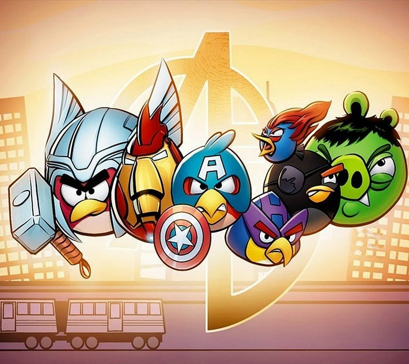Angry Avengers, 2012, angry, avengers, birds, comedy, cool, funny, love,  new, HD wallpaper | Peakpx