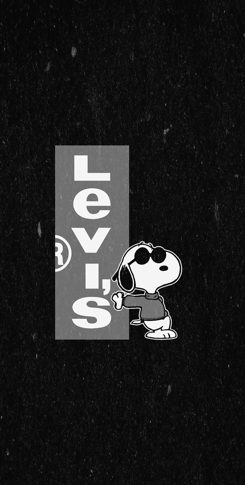 Levis Snoopy v4, 1995, black, shake, white, HD phone wallpaper