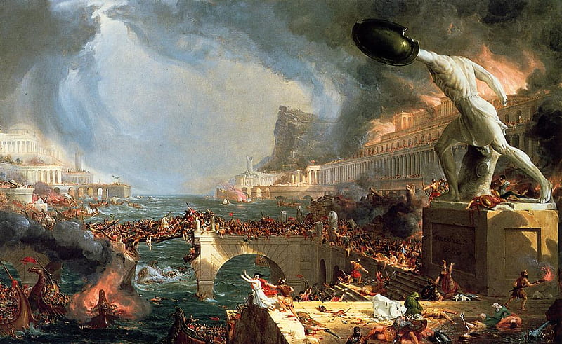 Fall of the Roman Empire, world, people, fun, history, other, HD wallpaper