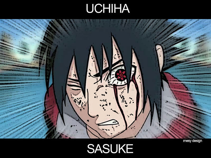 Desenho do naruto sasuke