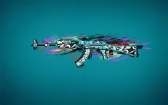 My first CSGO weapon skin 3D render AK 47 Cartel inspired by [2560x1440]  for your , Mobile & Tablet, csgo 3d HD wallpaper