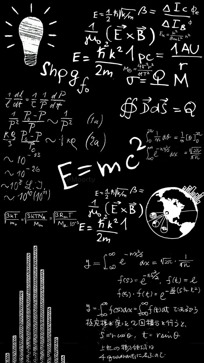 Blackboard, formula, rumus, matematika, HD phone wallpaper