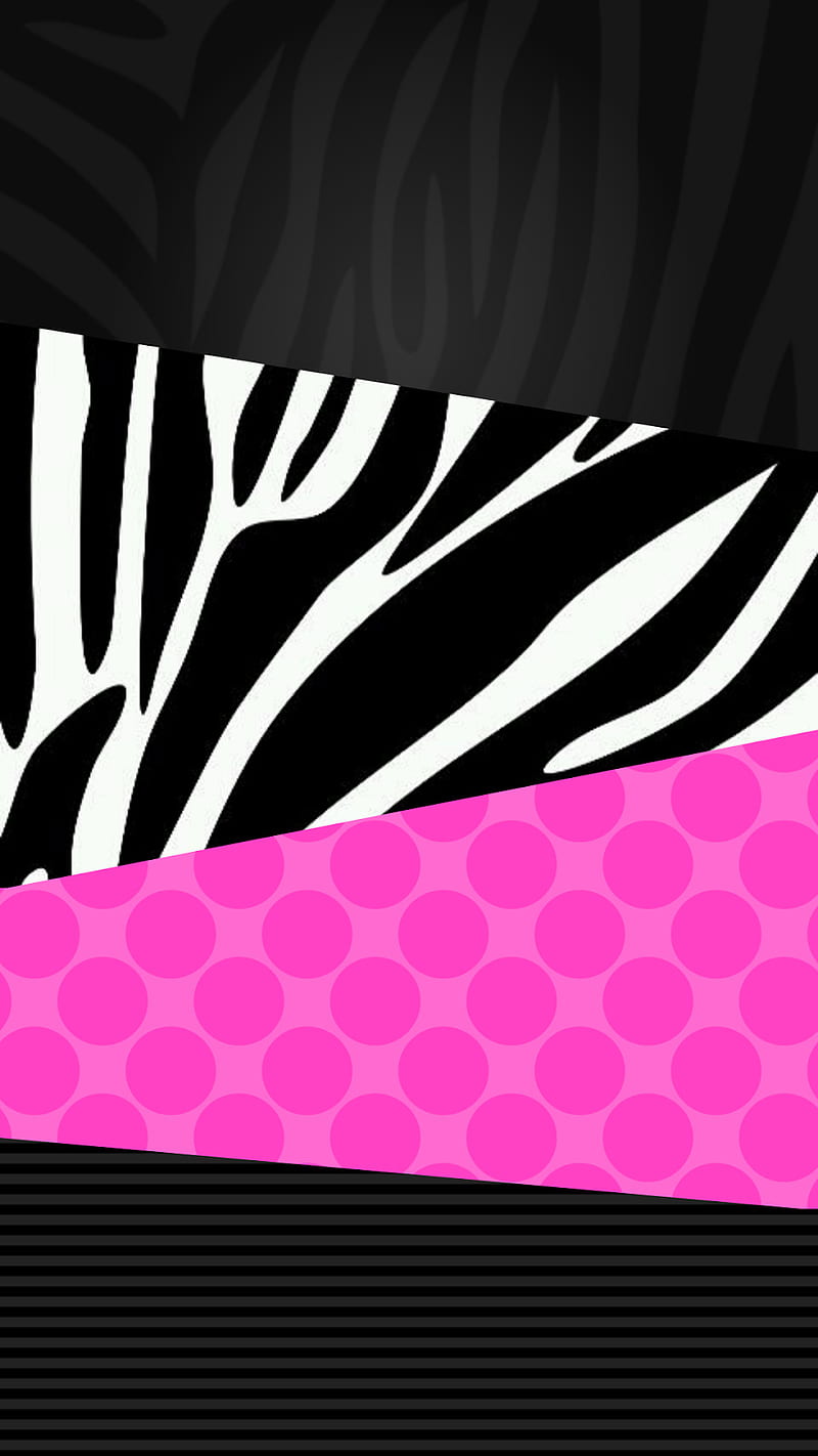 Pink animal print, animal, black, optical, pink, print, HD phone wallpaper  | Peakpx