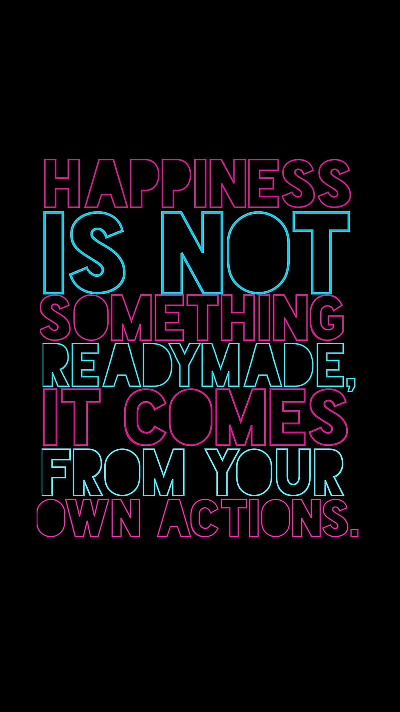 Happiness wallpapper, actions, life, quotes, sayings, HD phone wallpaper