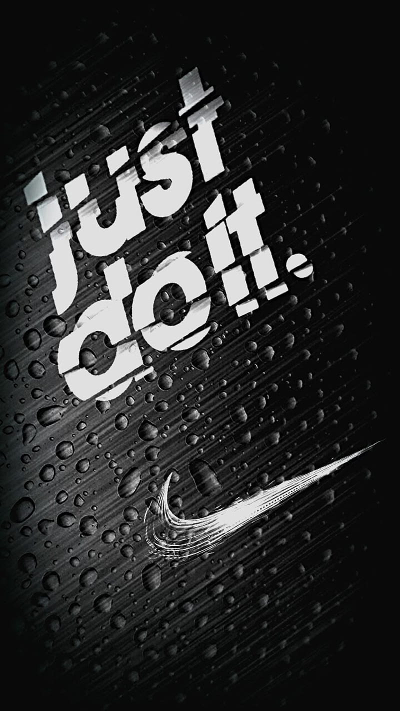 HD wallpaper red and yellow Nike just do it logo Popular quotes 4K   Wallpaper Flare