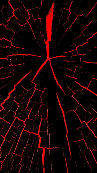Adapted Black Cracked Marble Red Screen Theme Hd Phone Wallpaper Peakpx