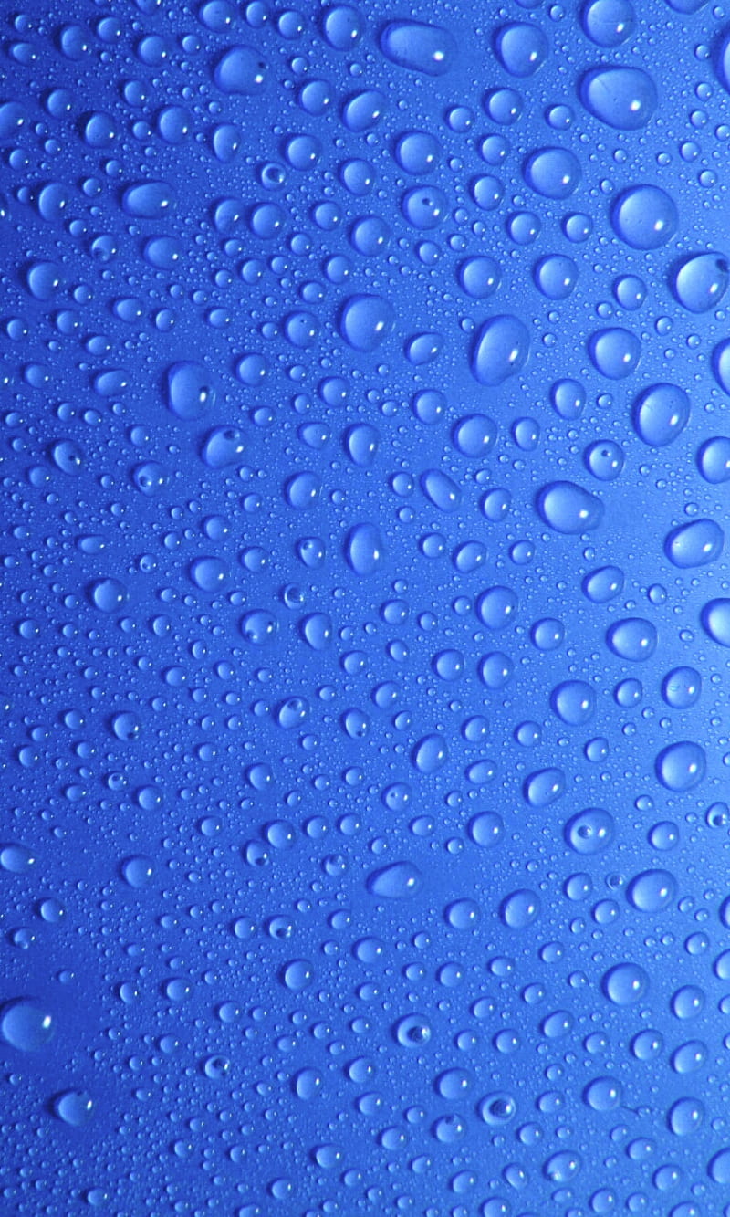 Blue Drops Samsung, cool, druffix, funny, galaxy s8, home screen, htc, love, nokia, s4, simple, summer, water, HD phone wallpaper