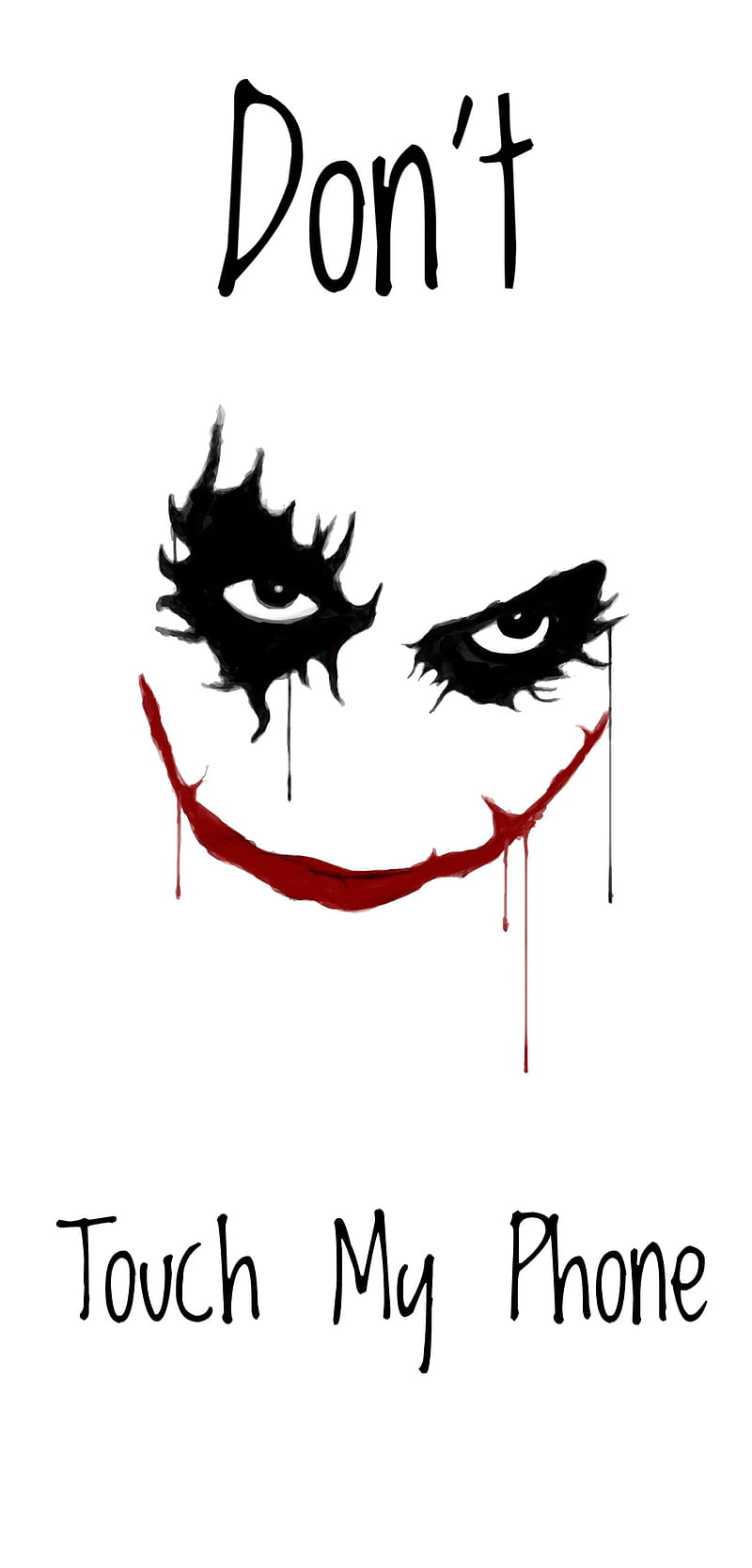 Joker , dont, joker, lock, my, phone, screen, touch, HD phone wallpaper