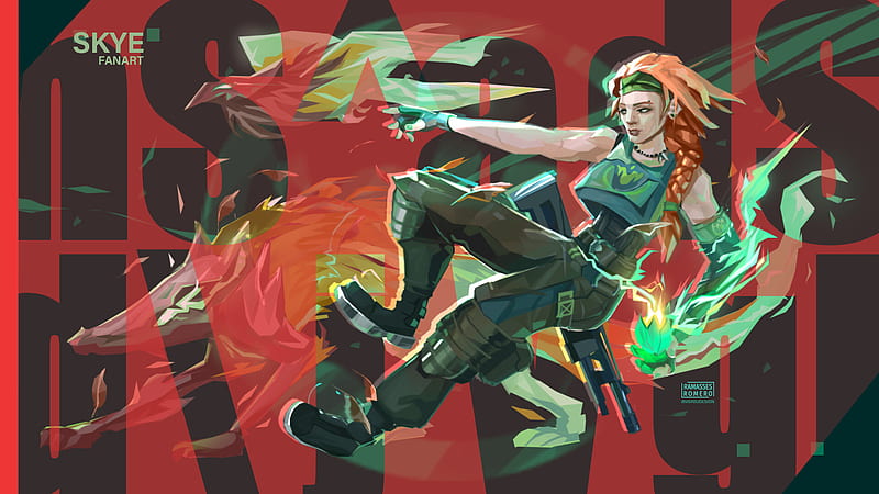 Skye Cartoon Art Valorant, HD wallpaper Skye Cartoon Art Valorant, HD wallpaper