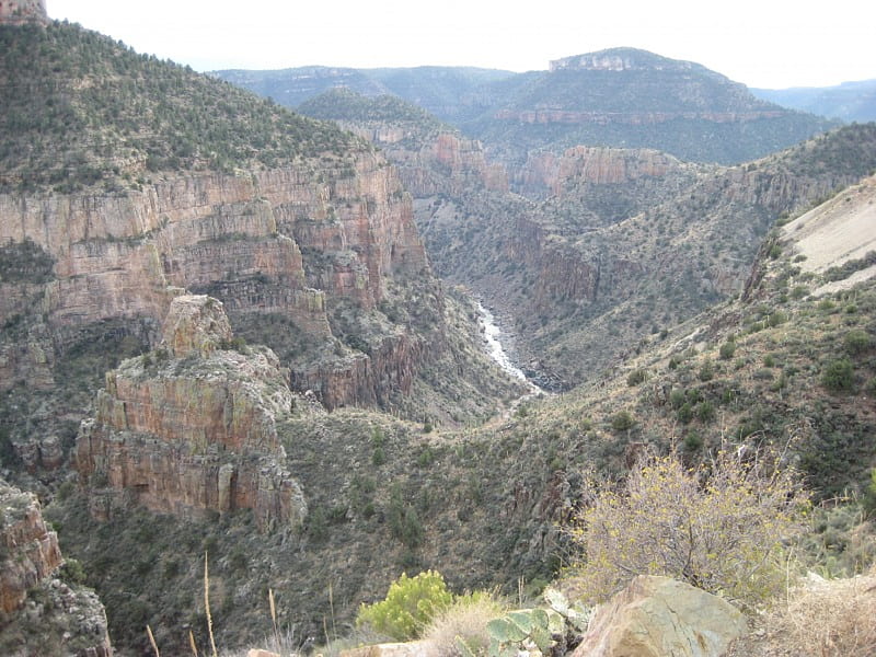Salt River Canyon 2 - Arizona, vistas, salt river, canyon, arizona, HD wallpaper