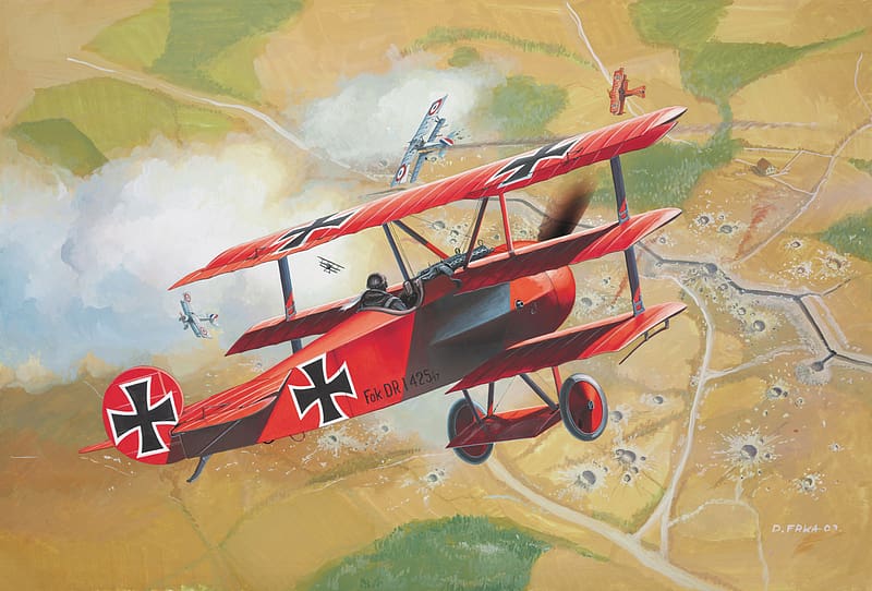 Military, Red Baron, Fokker Dr I, Military Aircraft, HD wallpaper