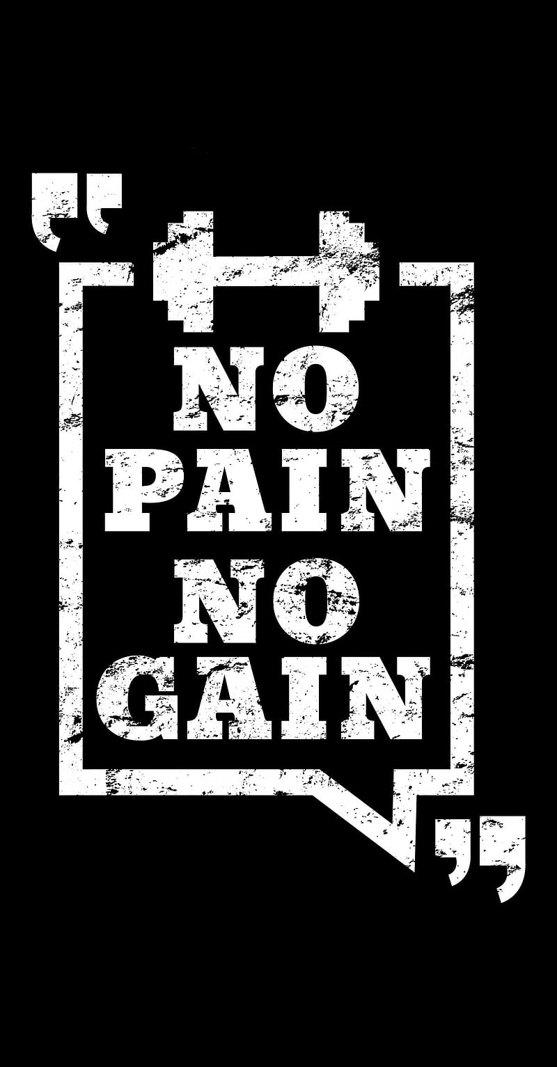 No pain no gain gym, go, hard, home, wallpapper, HD phone wallpaper | Peakpx
