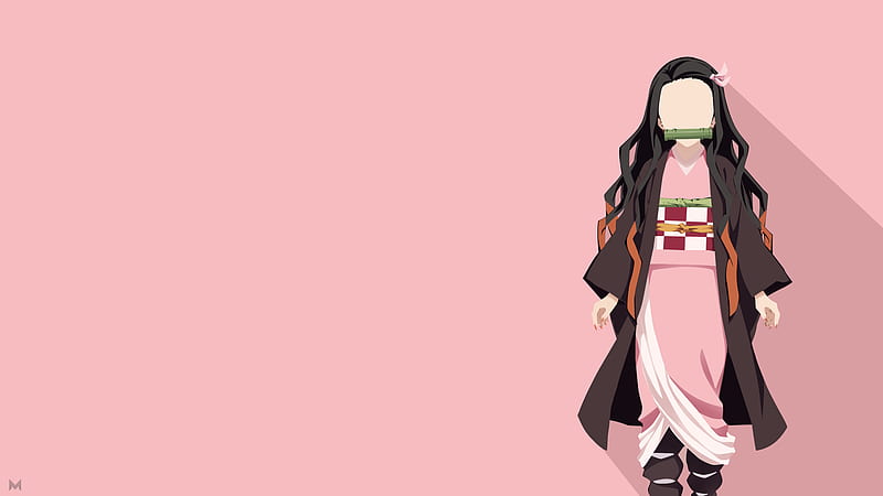 Tanjiro Kamado Minimal 4K Wallpaper