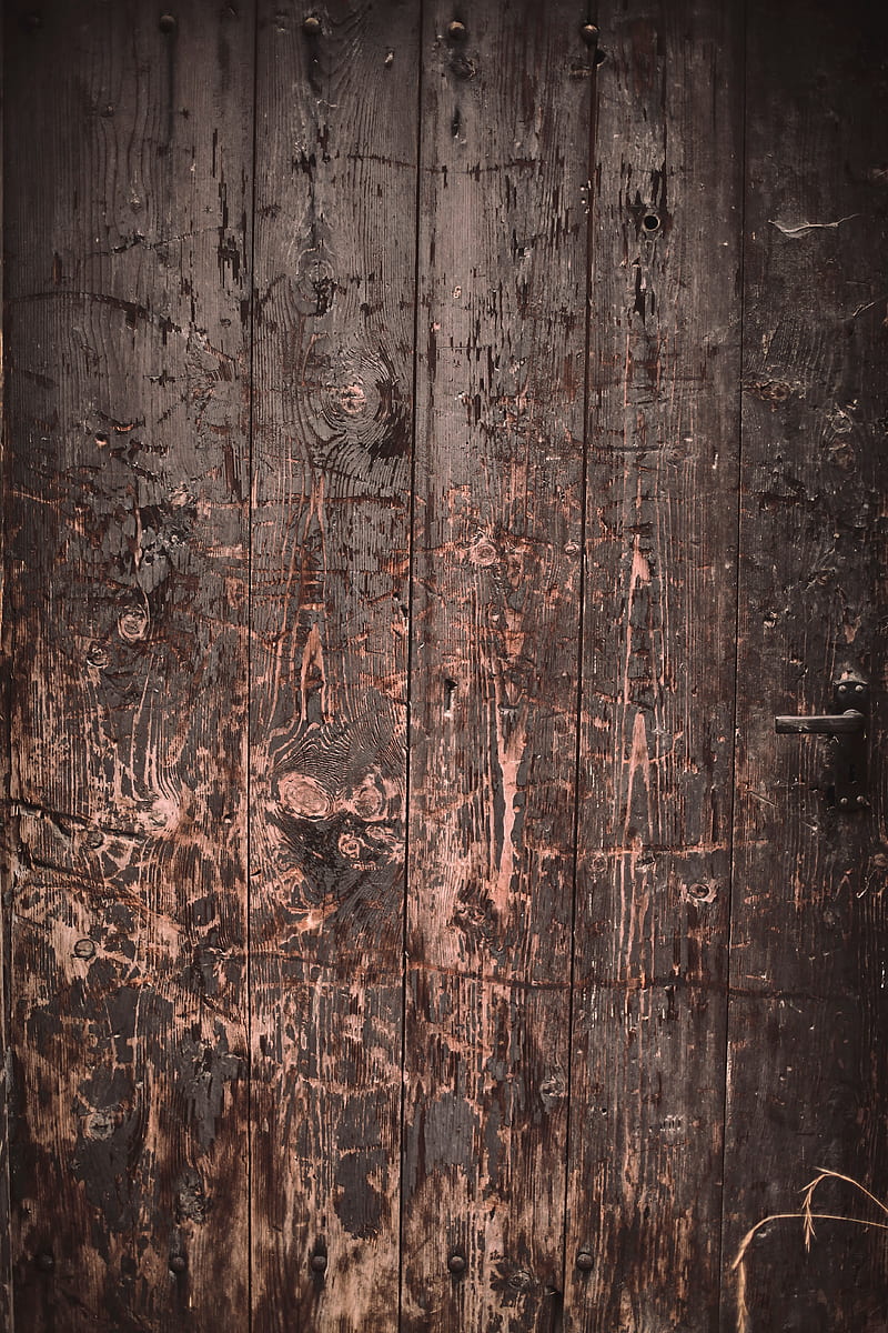 door, scratches, wooden, surface, HD phone wallpaper