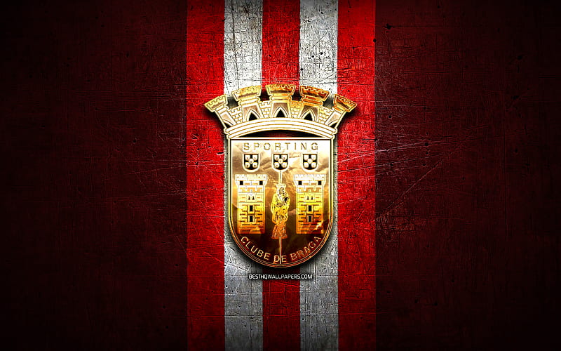 SC Braga, Football club, Braga emblem, logo, Braga, Portugal, football,  Portuguese football club, HD wallpaper | Peakpx