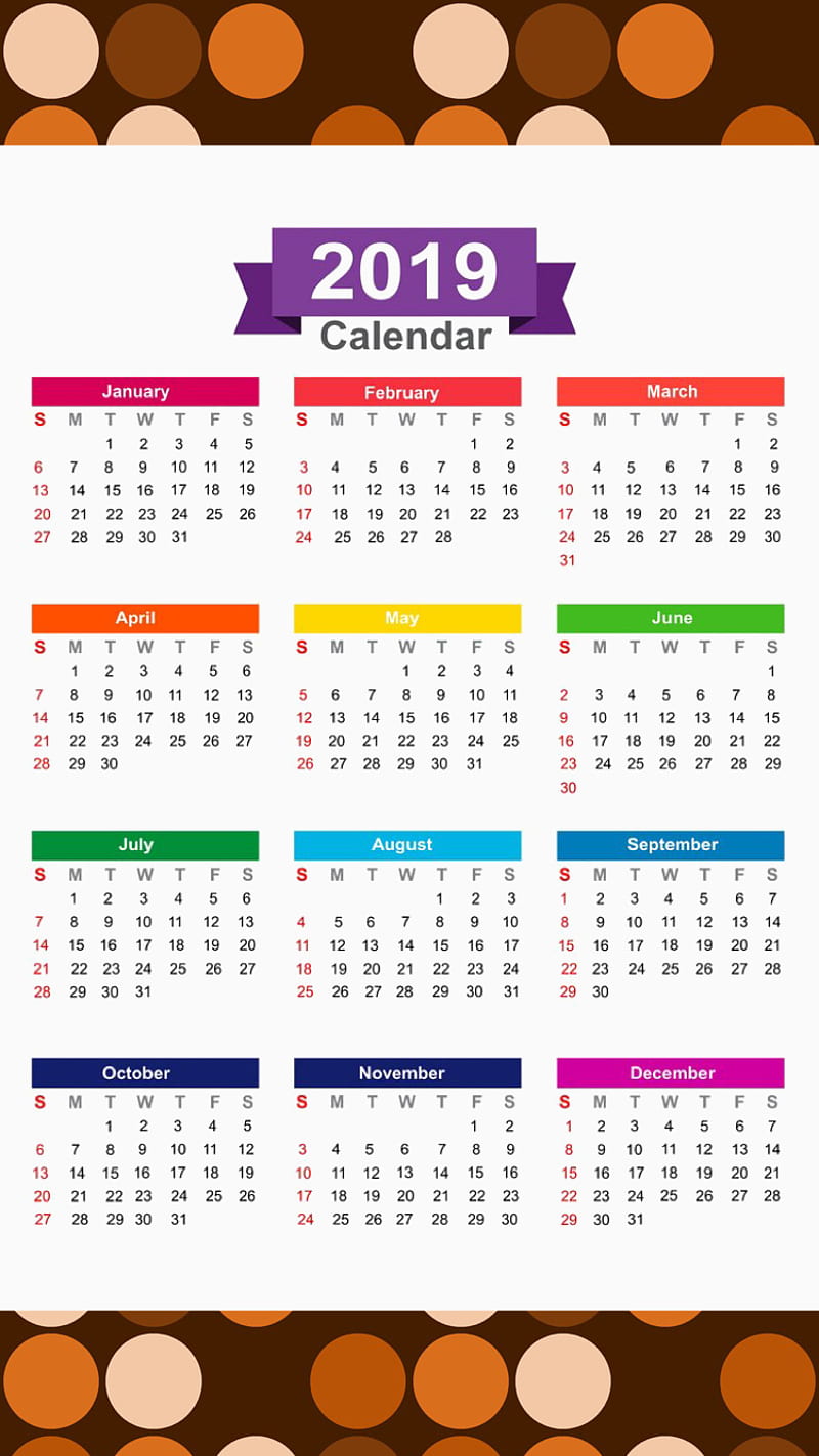 printable calendar 2018 for mac