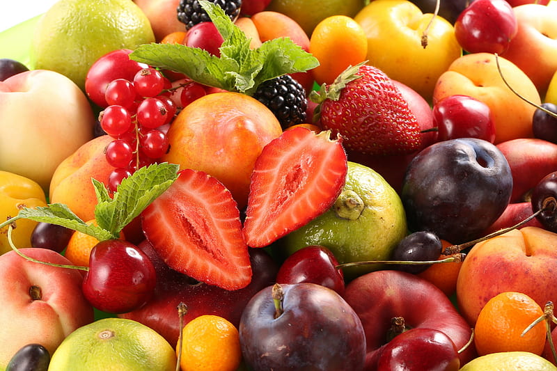 Delicious Fruits, Fruit, Delicious, Strawberry, Food, Fruits, Cherry 