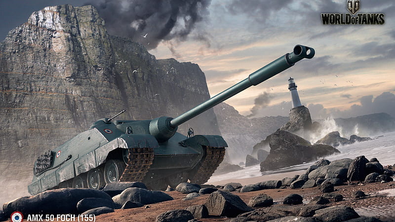 World Of Tanks AMX 50 Foch 155 Games World Of Tanks, HD wallpaper