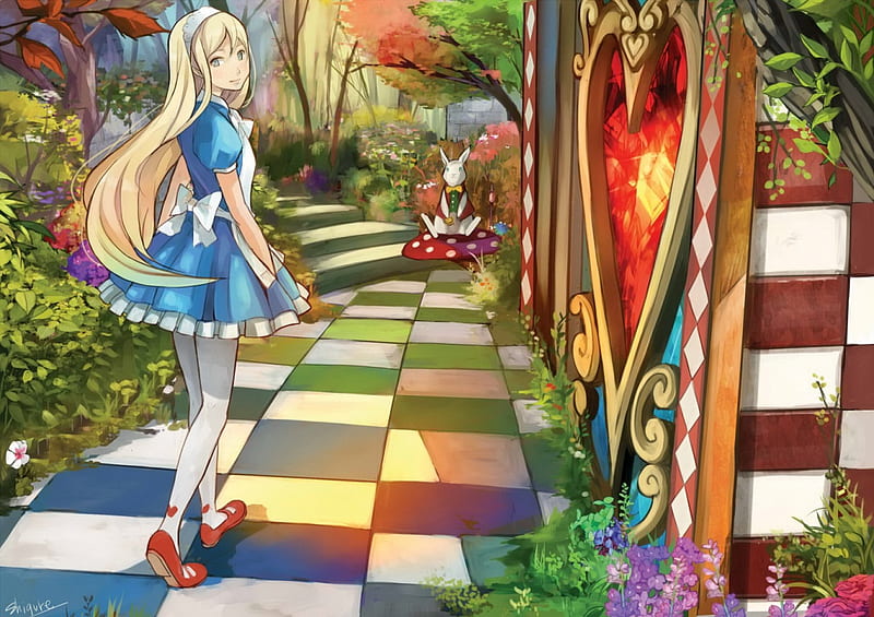 Alice in wonder land, cute girl, alice, pretty girl, wonderland, blond  hair, HD wallpaper | Peakpx