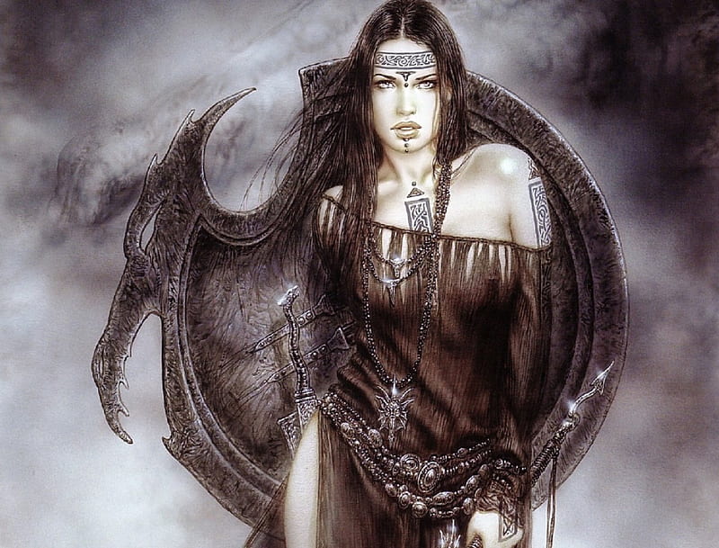 Celtic Warrior Woman by Howard Neal TattooNOW