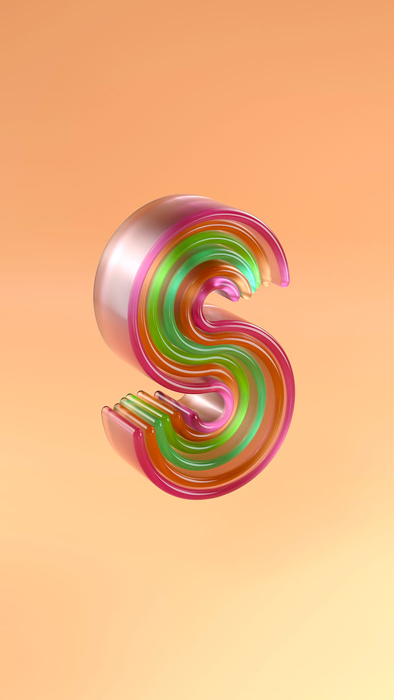 Untitled, 3d, Perry, S, alphabet, cgi, letter, lettering, type, typography,  HD phone wallpaper | Peakpx