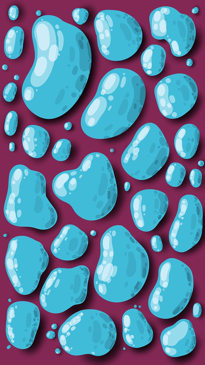 Liquid 3, #light #blue #water #drop #purple #poison #lean, Bubbleman, HD phone wallpaper