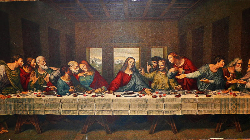 The Last Supper Jesus, HD wallpaper
