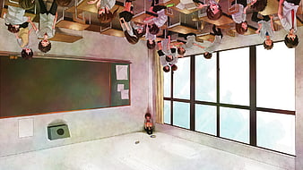 ALONE...!!!, classroom, high school, children, lonely, topsyturvy, student,  school, HD wallpaper | Peakpx