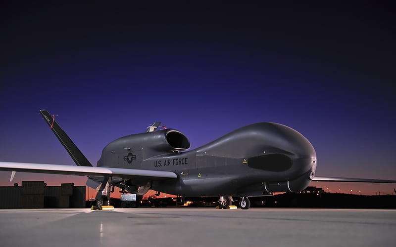 Northrop Grumman RQ-4, UAV, unmanned aerial vehicle, USA, HD wallpaper
